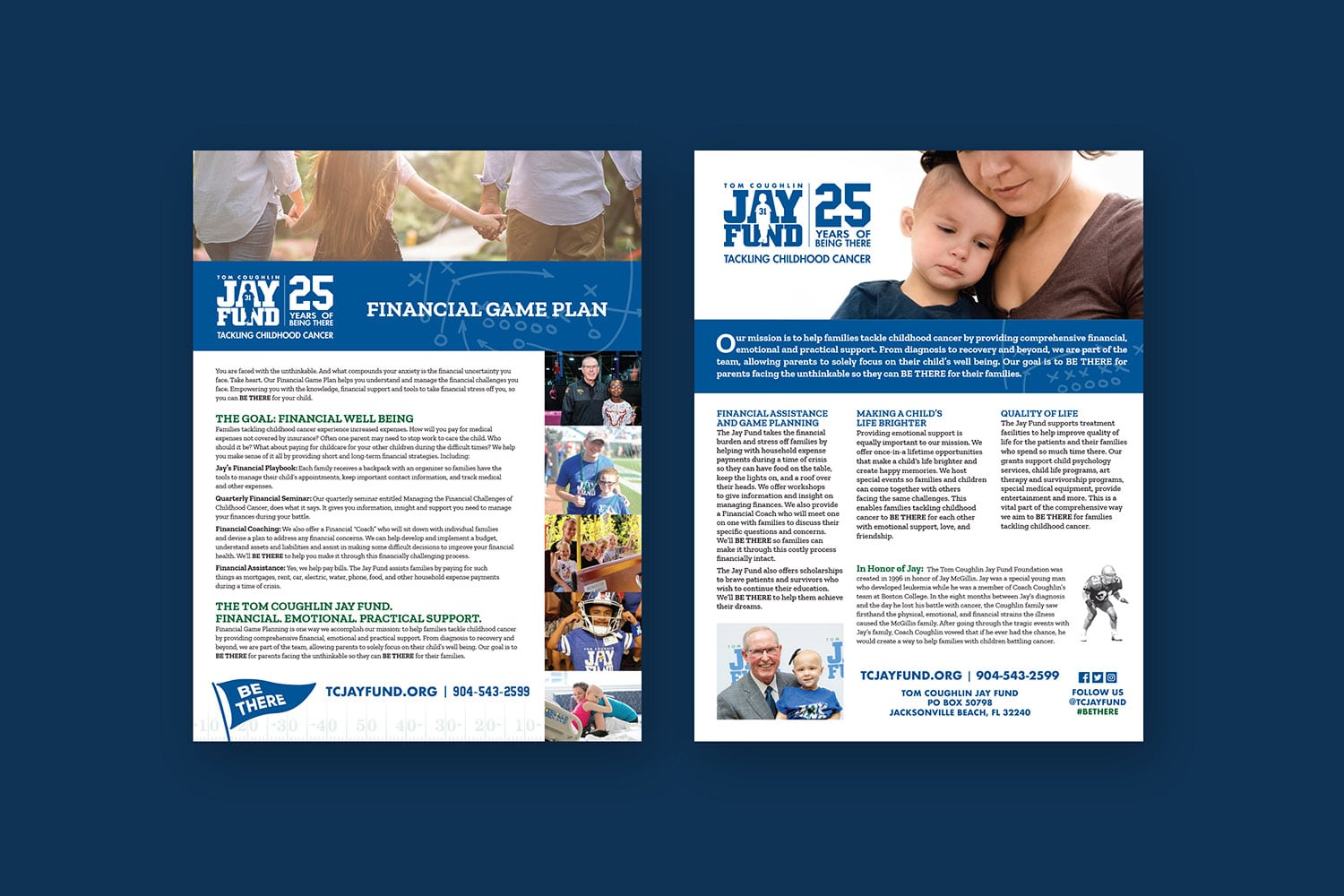 Jay Fund Foundation One Sheet Design by Digital Marketing Agency Beson4 in Jacksonville, FL
