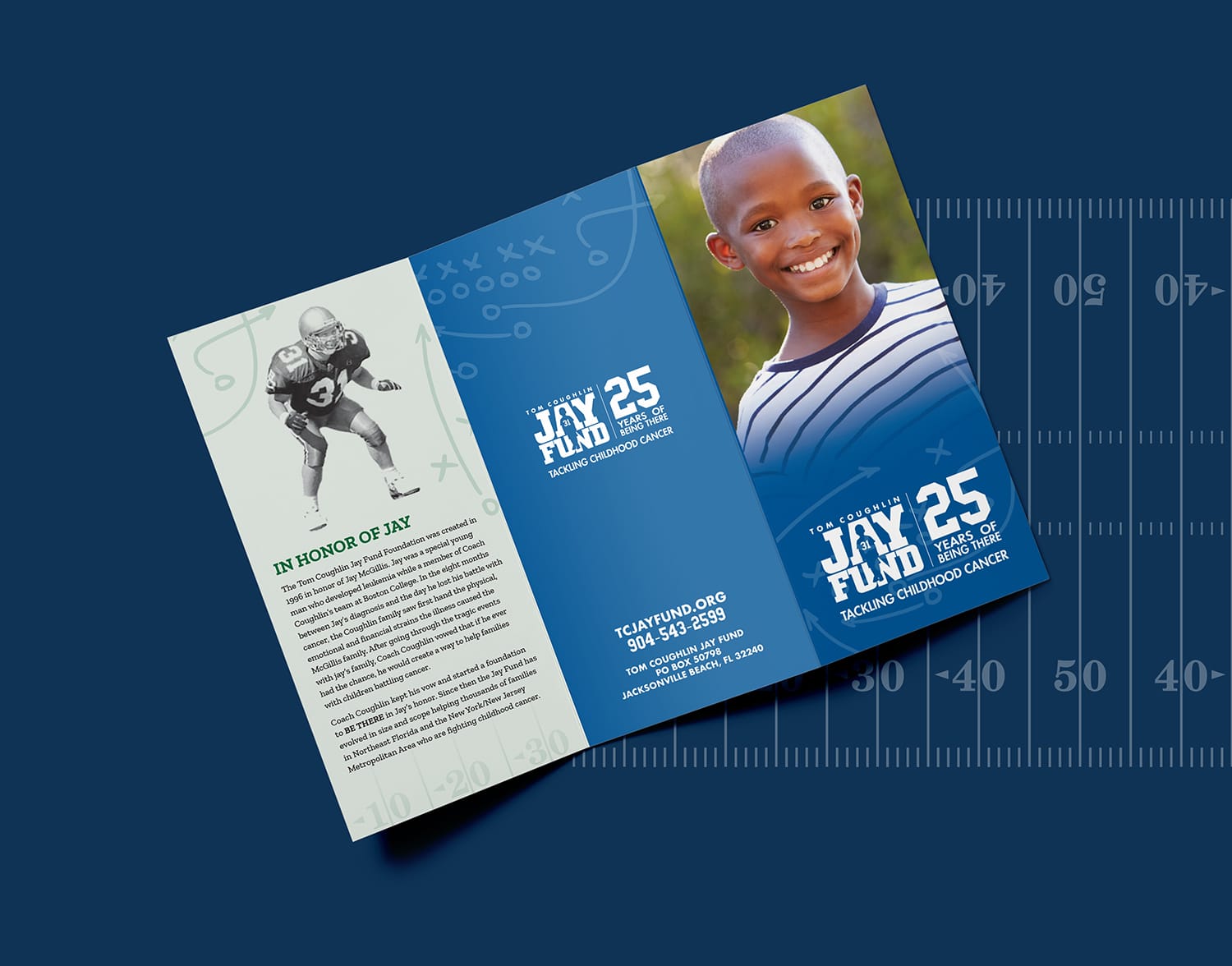 Jay Fund Foundation Trifold Design by Digital Marketing Agency Beson4 in Jacksonville, FL